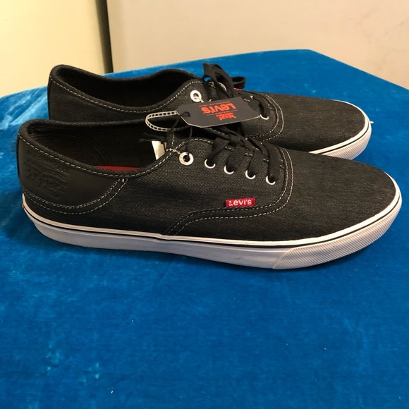 NEW Levi Strauss Denim Canvas Men’s Sneaker - Size 13 - Picture 2 of 6